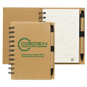 Recycled Notebook with Recycled Paper Pen B9204