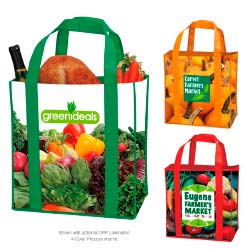 Norwood Laminated Non-Woven Grocery Tote 15601