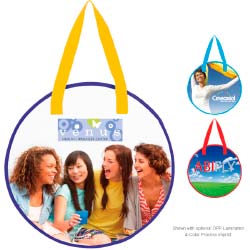 Norwood Laminated Non-Woven Round Tote 15613
