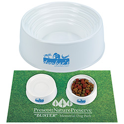 Norwood Pet Bowl with Measurements 26015