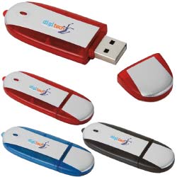 Norwood 1 GB Two-Tone USB 2.0 Flash Drive 30723