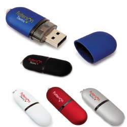 Norwood 2 GB Oval USB 2.0 Flash Drive 30923