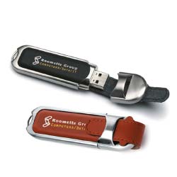 Norwood 1 GB Leather Buckle USB 2.0 Flash Drive 30932