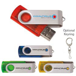 Norwood 4 GB Translucent Folding USB 2.0 Flash Drive 31076