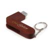 Norwood 1 GB Bamboo Bullet Keyring USB 2.0 Flash Drive 31081