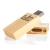 Norwood 256 MB Bamboo Rectangle USB 2.0 Flash Drive 31086