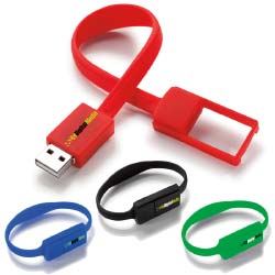 Norwood 2 GB Slim Bracelet USB 2.0 Flash Drive 31222