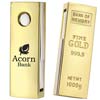 Norwood 1 GB Mini "Golden Nugget" USB 2.0 Flash Drive 31497