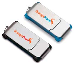 Norwood 1 GB Metal Two-Tone USB 2.0 Flash Drive 31539