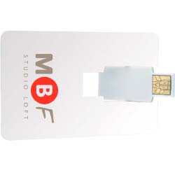 Norwood 1 GB Flip Card USB 2.0 Flash Drive 31581
