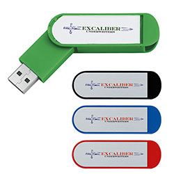 Norwood 1GB Labeled Folding USB 2.0 Flash Drive 31823