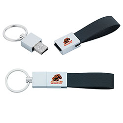 Norwood 8 GB Leather Loop USB 2.0 Flash Drive 31838
