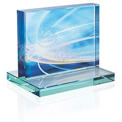 Norwood Jade Award with Jade Base - Horizontal 35733