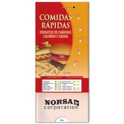 Norwood Pocket Slider: Fast Foods (Spanish) 40629