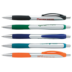 Norwood Silver Pattern Grip Pen 55765